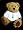 www.spargelsalat.com - Teddy Bear mit T-Shirt mit der Grafik: Spargel