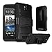 HTC Desire 510 Case, CASEFORMERS Duo Armor Black for HTC Desire 510 Combo Case with Stand and Holster
