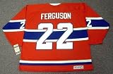 JOHN FERGUSON Montreal Canadiens 1968 CCM Vintage Throwback NHL Hockey Jersey