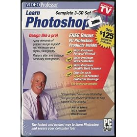 Video Professor Learn Photoshop 3 Complete 3-CD Set VideoProfessor