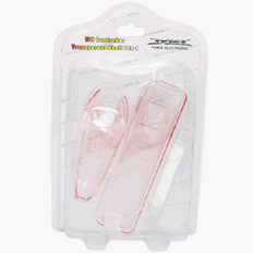 CET Domain 10300802 Transparent Shell Skin for Nintendo Wii Remote Controller & Nunchuk