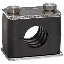 Brennan CPS Series Steel Pipe Clamp, 2" Band Width, 2.375" Maximum Diameter