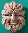 LEAF FACE Plaque GREENMAN Smiling INDOOR Wall GARDEN Outdoor