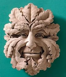 LEAF FACE Plaque GREENMAN Smiling INDOOR Wall GARDEN Outdoor