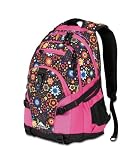 High Sierra 2015-Cubic Inches Loop Daypack (Cosmic Girl, Cerise, Black)