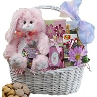 My Special Bunny Easter Gift Basket PINK or PURPLE Bunny Rabbit