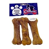 9 Champion Chicken Flavour Rawhide Pressed Dog Bones