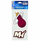 NBA Miami Heat 4-by-8 Die Cut Decal