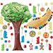 Cotton Candy Land Whimsical Tree Wall Mural