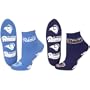 For Bare Feet St. Louis Rams Women's Slipper Socks (2 Pack) Medium