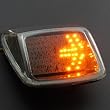 Super Bright Motorcycle Moto Bike LED Turn Signal Stop Brake Rear Tail Light Taillight Transmissivity Smoked Lens Integrated For Harley TZHD-114-INT