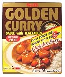 S&B - Golden Curry Quick & Easy Pouch - Medium-Hot 8.1 Oz.