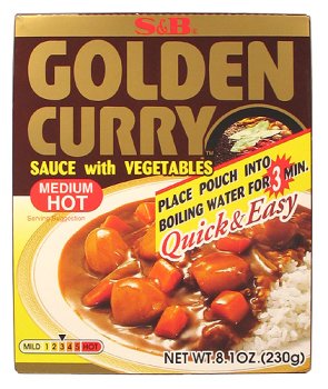 S&B - Golden Curry Quick & Easy Pouch - Medium-Hot 8.1 Oz. by S&B
