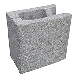 森ブロック工業(株) ウェーブストーンS ダークグレー 1/2コーナー型