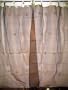 2 Chocolate Indian Sari Tab Curtains Sheers Panels