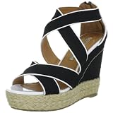 Buffalo London 311-4180 CANVAS DENVER LEA 128632 Damen Sandalen/Fashion-Sandalen