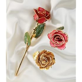 Single 24K Gold Real Rose