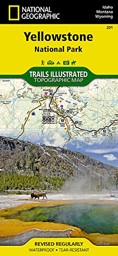 YELLOWSTONE NATIONAL PARK 1/120.000 gratuit YELLOWSTONE NATIONAL PARK 1/120.000 gratuit
