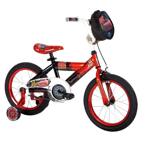 Huffy Disney Cars Boys Bike, Mirror Red, 16-Inch