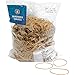 Business Source 15733 Rubber Bands,Size 16,1 lb./BG,2-1/2"x1/16",Natural Crepe