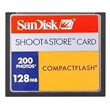  : Sandisk 128MB Shoot and Store Cf Card