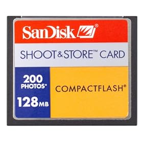 Sandisk 128MB Shoot and Store Cf Card