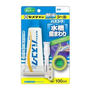 【クリックで詳細表示】セメダイン キッチン配管 防水シール バスコークN 100ml 透明 HJ-154 ： 産業・研究開発用品
