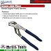 Williams Snap on 11 3/4 Groove Joint Plier Double-dipped Plastic Handles 23106