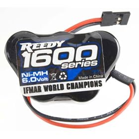 1600 Series 6.0V NiMH Hump Receiver Pack Battery from Associated Electric Car Kits
