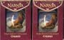Set of 2 Narnia Christmas Ball Ornaments Aslan Lion Witch Wardrobe