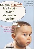 Ce que disent les b�b�s avant de savoir parler