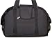 Designer Dog Carrier - Open Top Non Quilted Black with Black Lining Pet Carrier