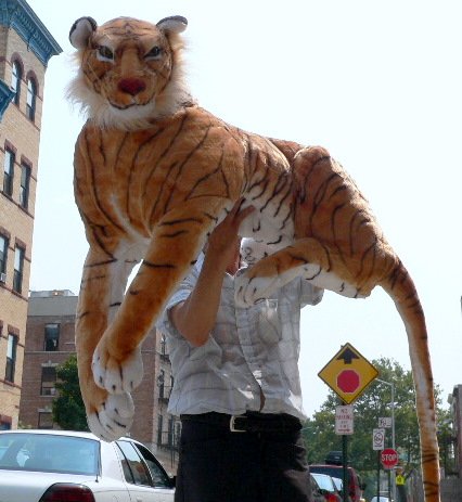 GIANT ORANGE BENGAL TIGER 45 STUFFED REALISTIC JUNGLE PLUSH BIG STUFFED ANIMAL - 45 Body and 36 Tail - TALL HIGH HEAD STYLE