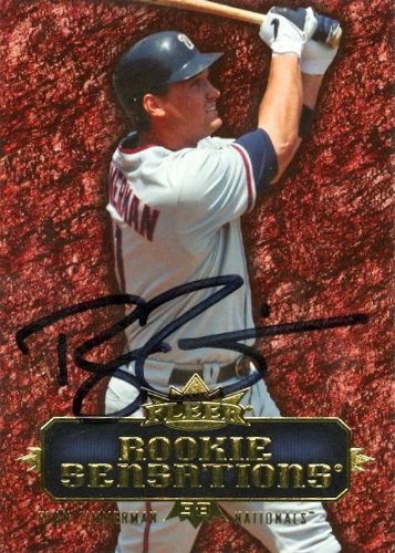 Ryan Zimmerman Autographed/Hand Signed MLB Baseball Card (Washington Nationals) 2007 Fleer Rookie Se