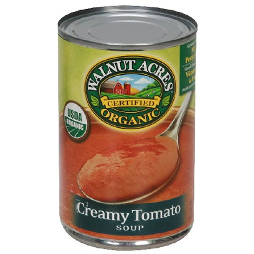 Walnut Acres Organic Soups, Tomato Cream, Fat Free, 15 Ounce Cans (Pack of 12) by Walnut Acres