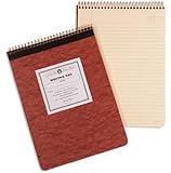 Gold Fibre Retro Pad, Wide Rule, 8-1/2 x 11-3/4, Antique Ivory, 70-Sheets/Pad