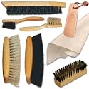 Shoe Shine Set Premium, 6 brushes, 1 dirt br., 2 pol. br., 2 appl. br., 1 cloth, 1 suede br., 1 shoe horn, Dimensions: l 24 x w 20 x h 6 cm