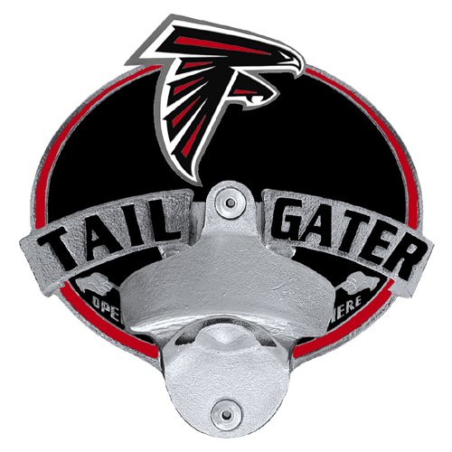 Atlanta Falcons - NFL Tailgater Metal Hitch Cover With Bottle Opener