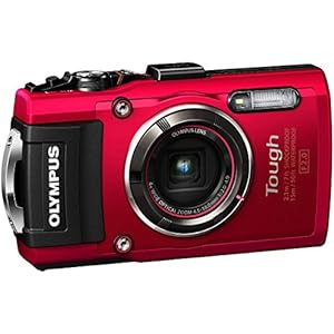 Olympus TG-4 16 MP Waterproof Digital Camera with 3-Inch LCD (Red)(Certified Refurbished)