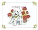 Bichon Frise - Christmas Design by Cindy Farmer