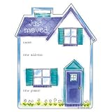 House Shaped Just Moved Announcements (8 count)