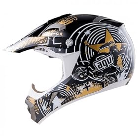 AGV Crosshelm MT-X Freestyle black-white-gold XL (61-62)