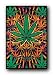 Weed Rush Marijuana Pot Leaf Blacklight 23x35 Poster