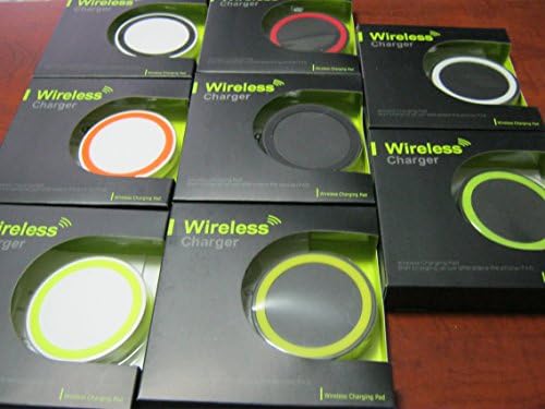 PowerBone Qi Wireless Charger Mini Charging Pad Station for All Qi Standard Compatible Devices Including Nexus 5, Nexus 7(2013) , Nexus 4,Nokia Lumia 1020/ 920/928, MOTO Droid Maxx/Droid Mini,HTC Droid DNA, HTC Rzound,Blackberry Z30,Pentax WG-III camera,Samsung, Google, LG, HTC and Other Qi-Enabled Phones and Tablets with Receivers (AC Adapter Excluded)Green on Black