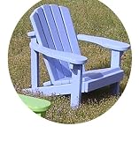 Kids Cedar Adirondack Chair - Light Grape Purple