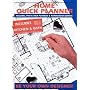 Home Quick Planner: Reusable, Peel & Stick Furniture & Architectural Symbols