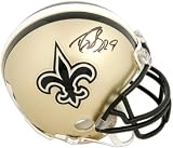 Drew Brees Autographed New Orleans Saints Mini Helmet w/ Proof Photo