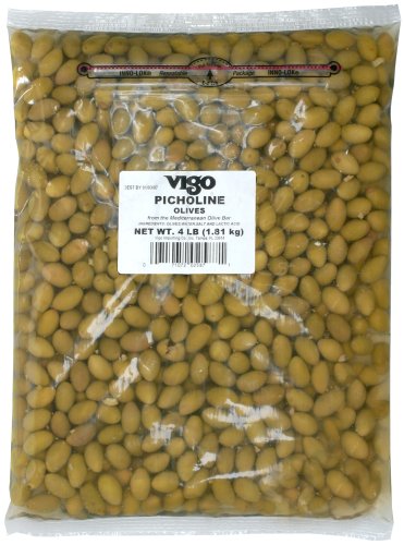 Vigo Picholine Olives, 4lbs.bag
