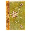 All Natural 60 Photo Handmade Photo Album - Flower Design
