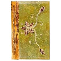 All Natural 60 Photo Handmade Photo Album - Flower Design